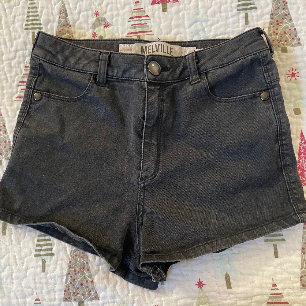 Brandy Melville Black High Waisted Shorts LIKE NEW